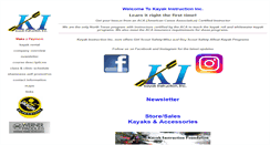 Desktop Screenshot of kayakinstruct.com